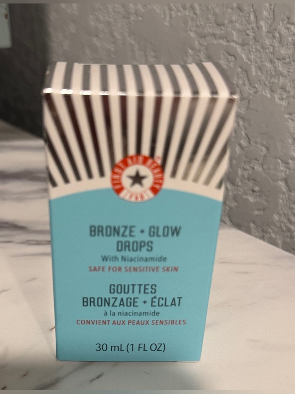 First Aid Beauty Bronze + Glow Drops Niacinamide 30ml NIB Radiant Bronzing - Picture 4 of 8